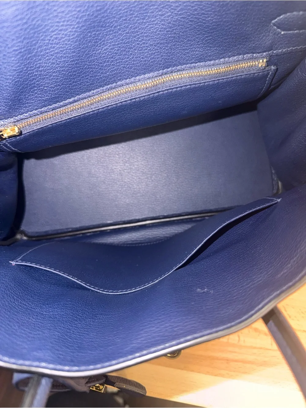 IMPORTED HANDMADE TOGO GHW MIDNIGHT BLUE BLEU NUIT LAMBSKIN BIRKIN 30